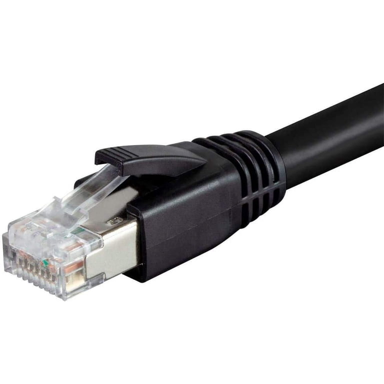 60CAT8-2-24YW-10P - Nippon Labs 2 feet Yellow 2GHz 40G Cat 8 Ethernet Cable