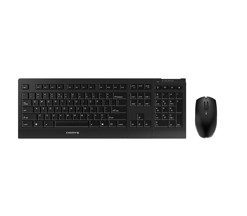 JD-0410EU-2 - CHERRY WIRELESS 104+4 KEYS BLACK 128 BIT AES EN