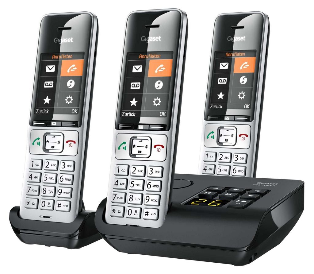L36852-H3023-B111 - Gigaset Comfort 500A Trio DECT Cordless Phone System