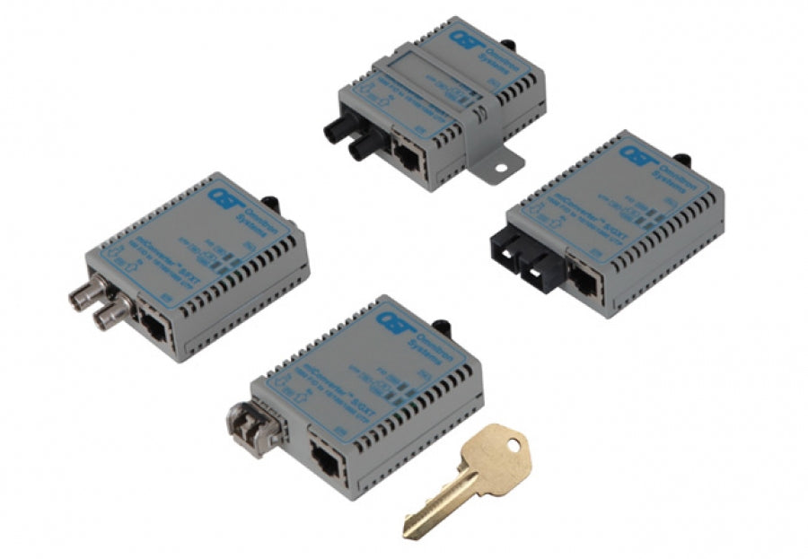 1639-0-1 - Omnitron MICONVERTER/S 10/100/1000 GIGABIT ETHERNET FIBER MEDIA CONVERTER RJ45 SFP 1 X 10/100/1000BASE-T 1 X 1000BASE-X USB/US AC POWERED