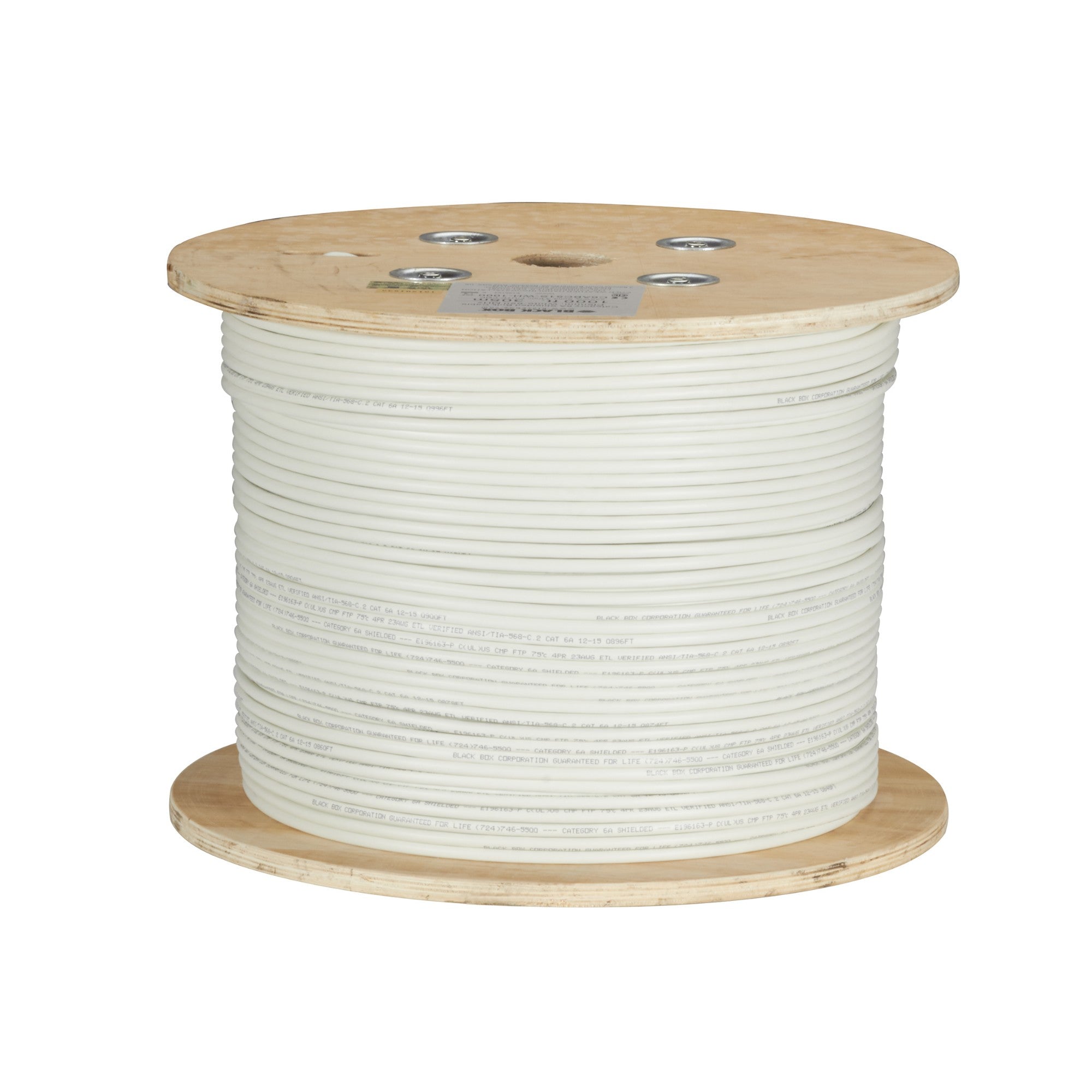 Black Box CAT6A 650MHZ STRANDED CABLE SHIELDED (S/FTP), CM