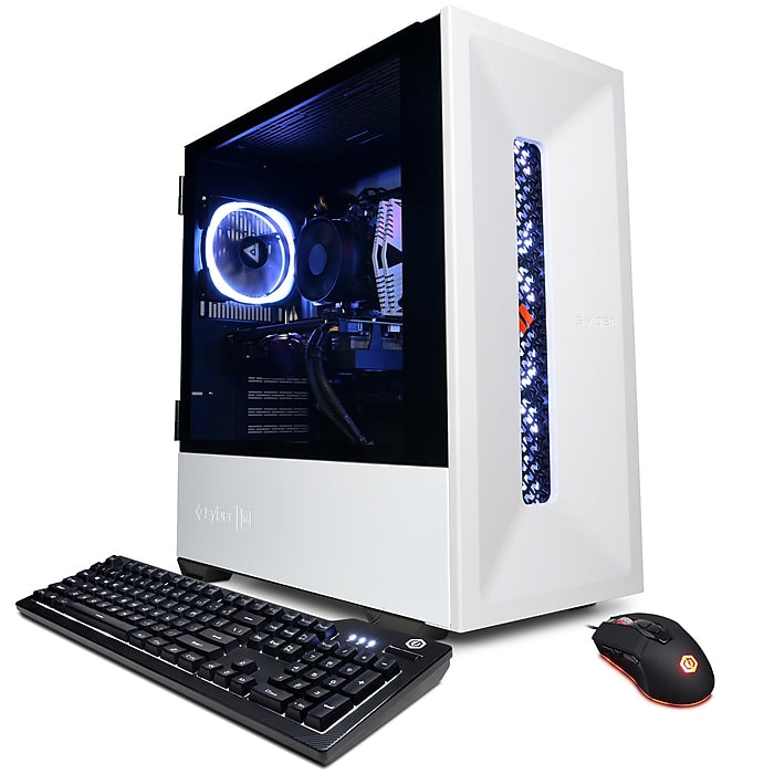 CyberpowerPC Gamer Xtreme GXi1270V3 i5-12400F Midi Tower Intel® Core™ i5 16 GB DDR4-SDRAM 500 GB SSD Windows 11 Home PC White