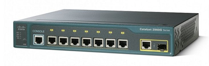 WS-C2960G-8TC-L-RF - Cisco CAT2960 7 10/100/1000,1 T/SFP LAN BASE I