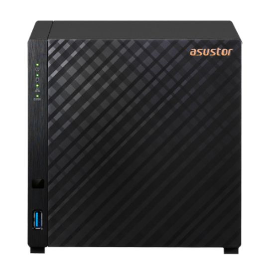 90-AS1204T00-MA30 - Asustor Drivestor 4 Gen2 4-Bay RTD1619B 1GB DDR4 2.5GbE NAS
