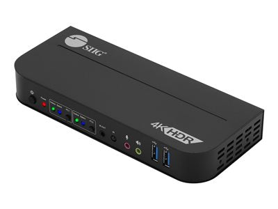 CE-KV0E11-S1 - Siig 2X1 HDMI 4K HDR KVM USB 3.0 SWITCH
