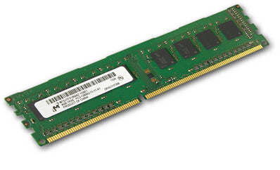 Micron 4GB DDR3 memory module 1600 MHz