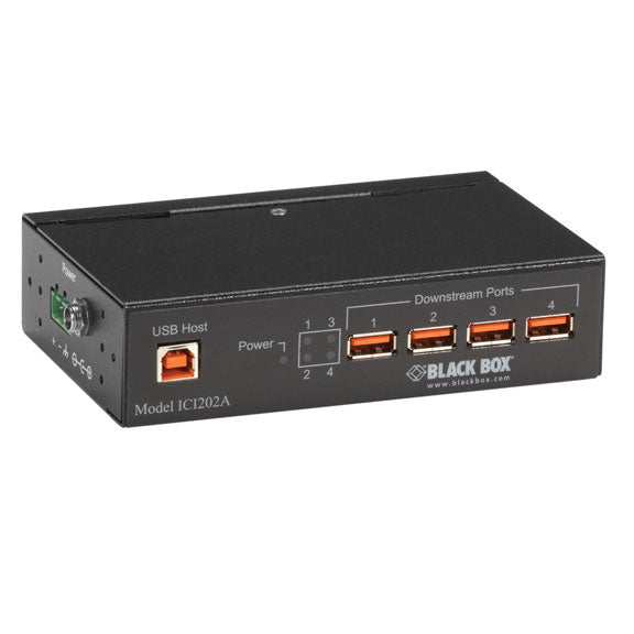 INDUSTRIAL USB 2.0 HUB WITH ISOLATION - 4-PORT, GSA, TAA
