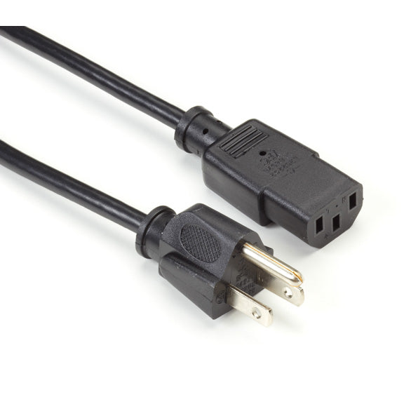 EPXR19 - Black Box POWER CORD - NEMA 5-15P TO IEC-60320-C13, 12-FT. (3.7-M)
