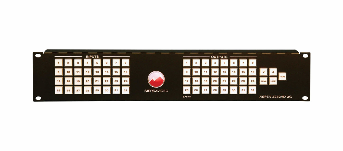 ASPEN 1616HD-3G - Kramer Electronics THE SIERRA VIDEO ASPEN HD-3G SERIES ROUTING SWITCHERS ARE COMPACT UNITS OFFERING