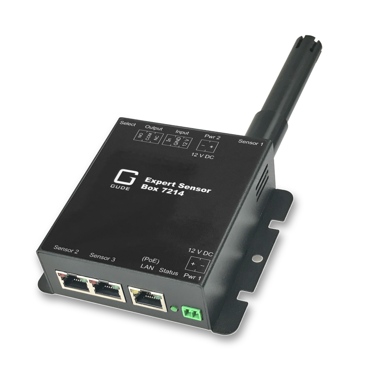 7214-2 - GUDE Expert Sensor Box Temperature Humidity Ethernet Monitoring Unit
