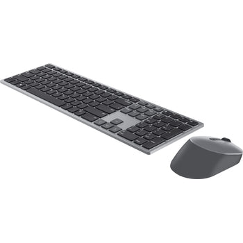 DELL KM7321W keyboard Mouse included RF Wireless + Bluetooth US English Gray, Titanium