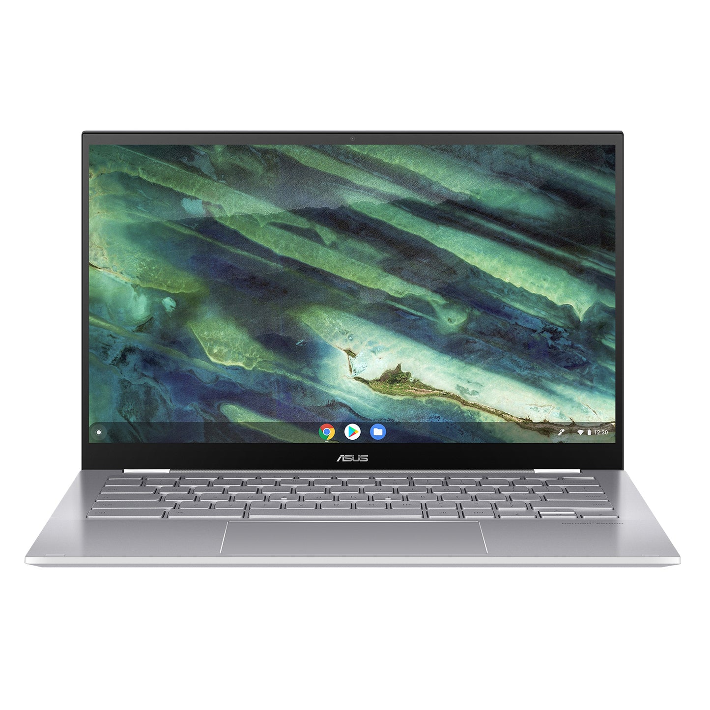 ASUS Chromebook Flip C436FA-GE388T-S notebook i3-10110U 14" Touchscreen Full HD Intel® Core™ i3 8 GB LPDDR3-SDRAM 128 GB SSD Wi-Fi 6 (802.11ax) ChromeOS Silver