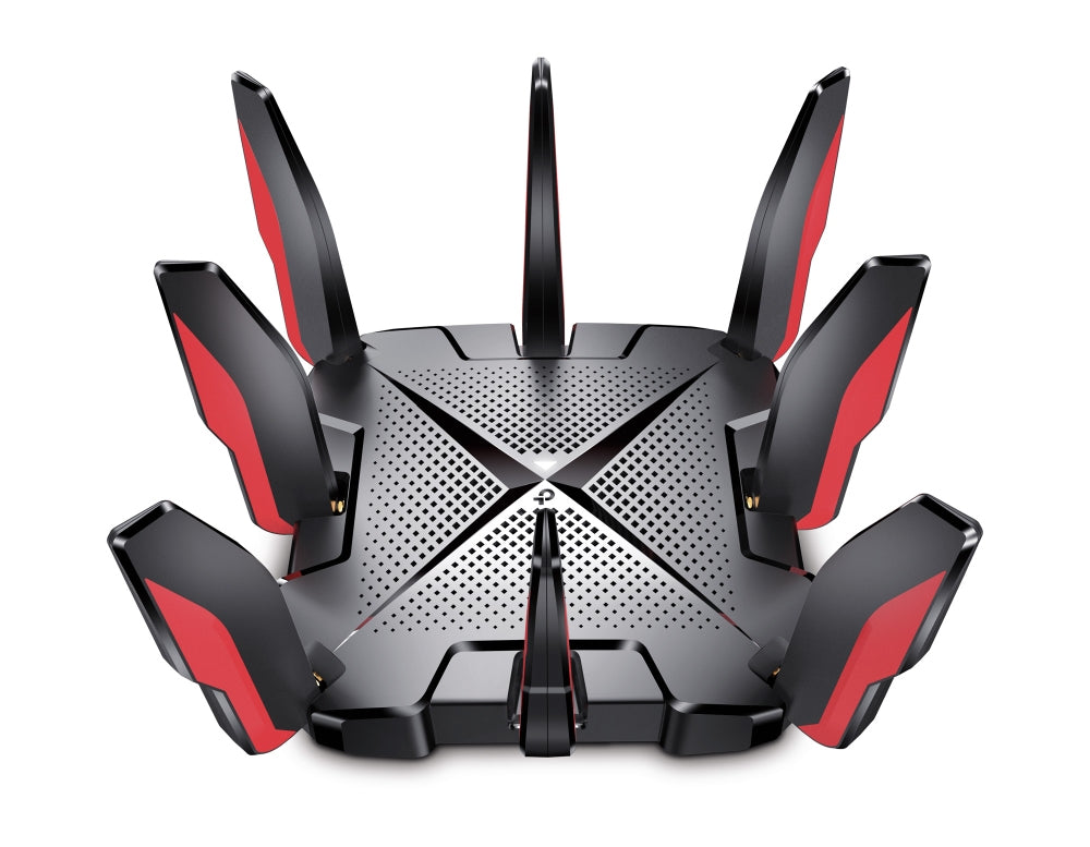 TP-Link ARCHER GX90 wireless router Gigabit Ethernet Tri-band (2.4 GHz / 5 GHz / 5 GHz) 4G Black, Red