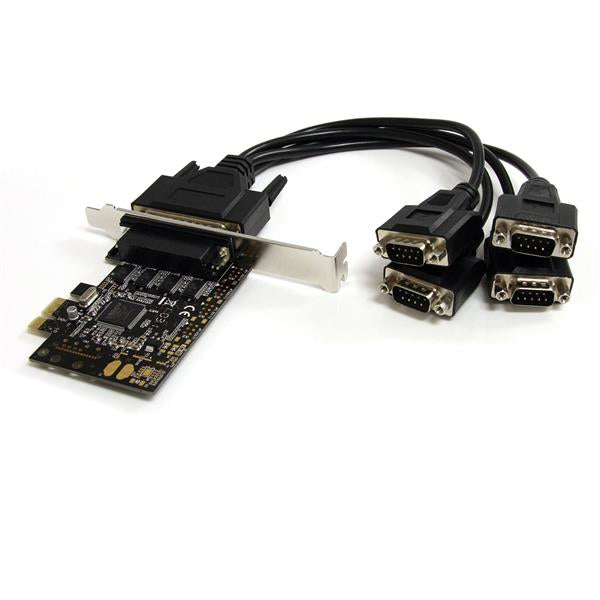 ADD 4 RS232 SERIAL PORTS TO ANY PC USING A SINGLE PCI EXPRESS EXPANSION SLOT - P