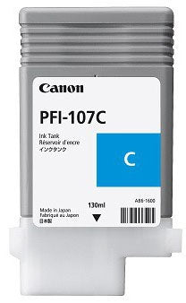 6706B001 - Canon CANON PFI-107C - CYAN INK TANK 130ML