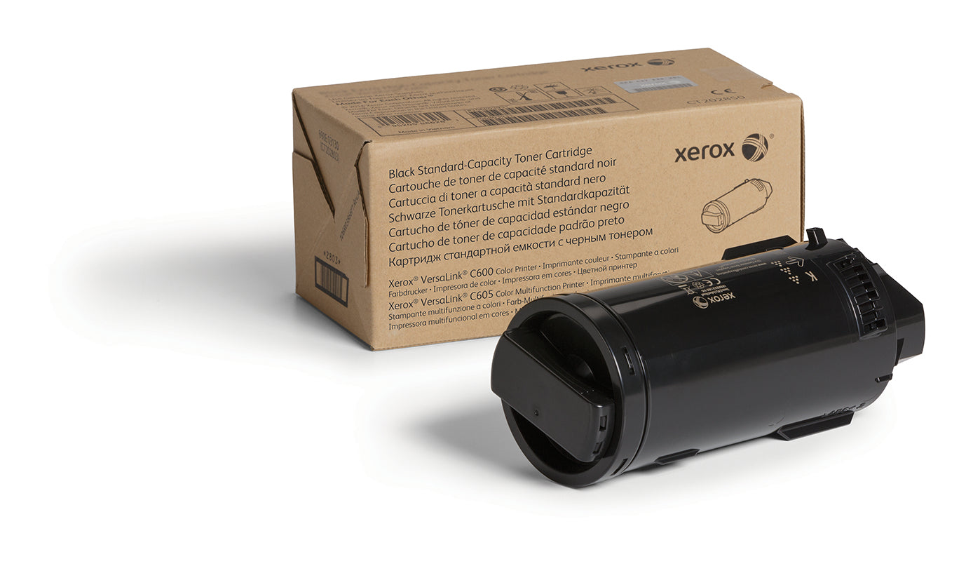 106R03899 - Xerox GENUINE XEROX BLACK STANDARD CAPACITY TONER CARTRIDGE FOR THE VERSALINK C600/C60