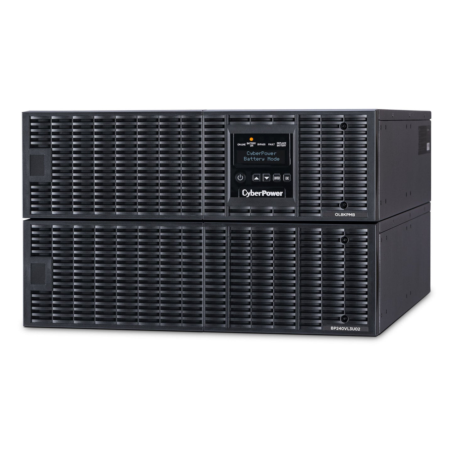 CyberPower OL8KRTMB uninterruptible power supply (UPS) Double-conversion (Online) 8 kVA 8000 W 7 AC outlet(s)