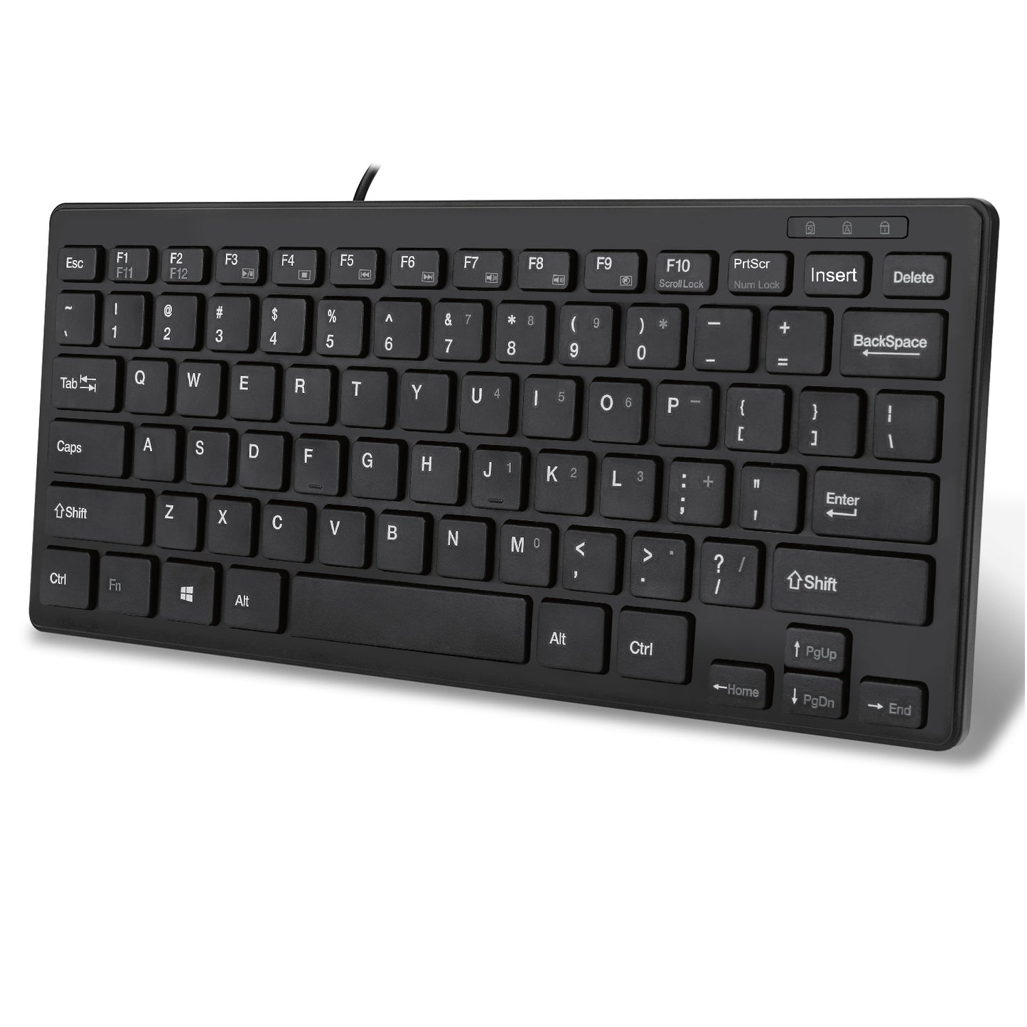 AKB-111UB - Adesso SLIMTOUCH MINI USB KEYBOARD SPACE SAVING 11.25 WIDE 78 KEYS WITH AN EM