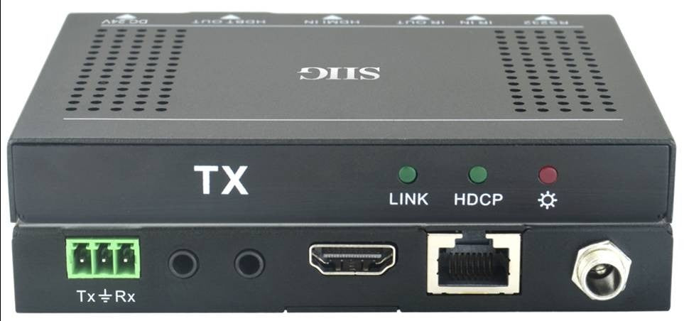 CE-H24411-S1 - Siig HDMI HDBASET 4K TRANSMITTER (TX). TRANSMITS HDMI AUDIO AND VIDEO SIGNALS RS232