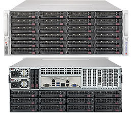 Supermicro SuperStorage Server 5049P-E1CTR36L Intel C622 LGA 3647 (Socket P) Rack (4U) Black