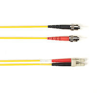 Black Box FOCMR10-002M-STLC-YL fiber optic cable 78.7" (2 m) ST LC OFNR OM3 Yellow