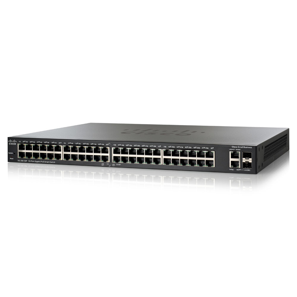 SLM2048PT-NA - Cisco SG200-50P 50-PORT GIGABIT POE SMART SWIT
