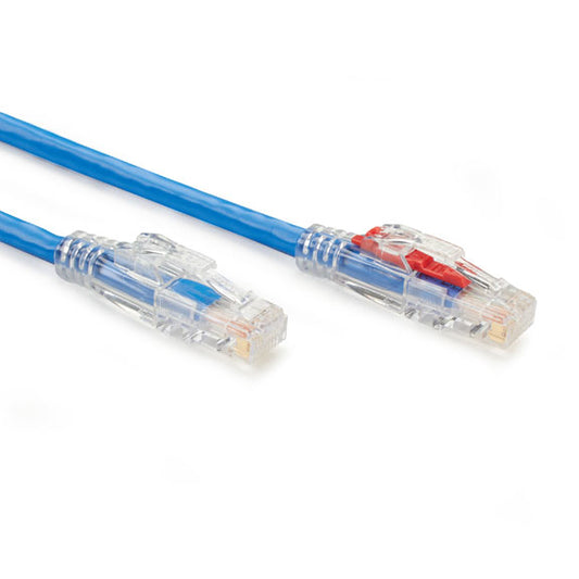 C6PC70-BL-15 - Black Box CAT6 550-MHZ LOCKING SNAGLESS STRANDED ETHERNET PATCH CABLE - UNSHIELDED (UTP),