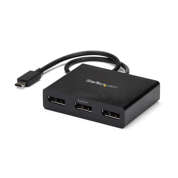 USB TYPE-C MULTI-MONITOR ADAPTER CAN DRIVE 2X 4K 30HZ OR 3X 1080P 60HZ DISPLAYPO