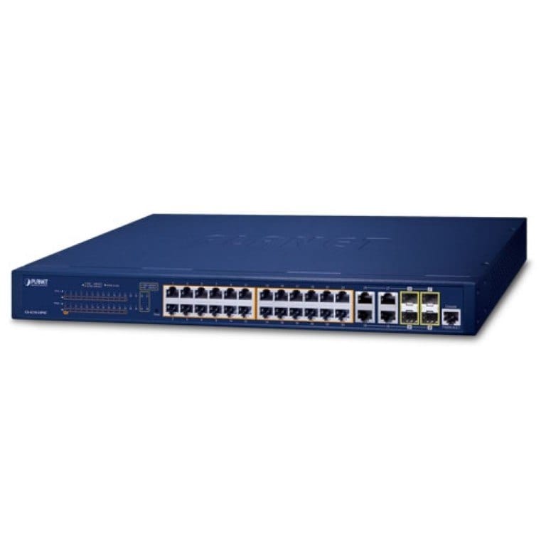 GS-4210-24PL4C - Planet 24Port 802.3at PoE+4Port G TP/SFP Switch