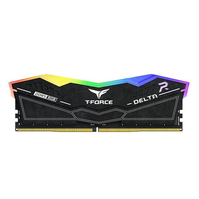 FF3D532G6000HC38ADC01 - Team Group T-FORCE DELTA RGB BLACK DDR5 16GBX2 6000 CL38-38-38-78 1.25V DESKTOP MEMORY