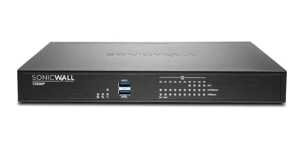 SonicWall TZ600 POE hardware firewall 1500 Mbit/s