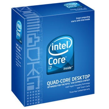 Intel Core i7-920 processor 2.66 GHz 8 MB Smart Cache Box