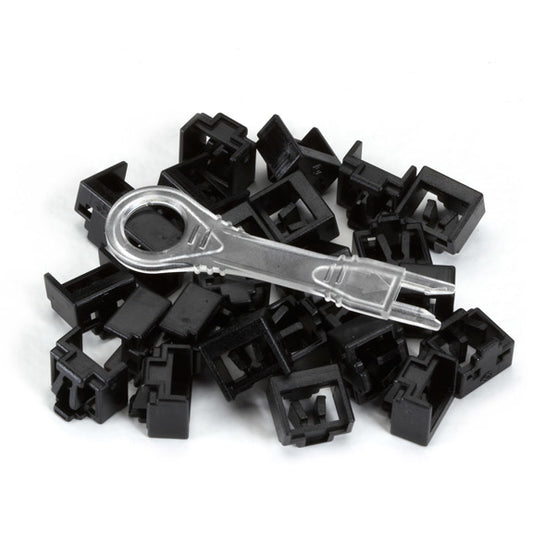 SECURE RJ45 PORT LOCK - BLACK, 25-PACK  , GSA, TAA
