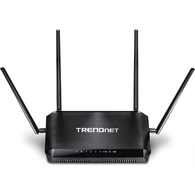 Trendnet AC2600 StreamBoost wireless router Gigabit Ethernet 4G Black
