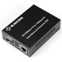 FAST ETHERNET (100-MBPS) MEDIA CONVERTER - 10/100-MBPS COPPER TO 10/100-MBPS SIN