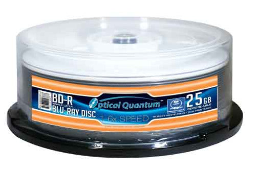 OQBDR06GWIP-H-25 - Vinpower Digital 25PK BD-R 6X 25GB OPTICAL