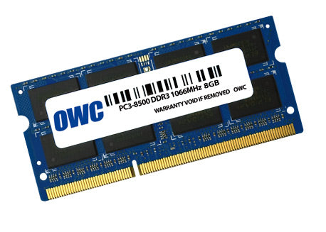 OWC8566DDR3S8GB - OWC 8.0GB PC3-8500 DDR3 1066MHZ SO-DIMM 204 PIN SO-DIMM MEM MOD PC3-8500