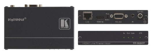 50-80021090 - Kramer Electronics TP-580T IS A HIGH-PERFORMANCE, LONG-REACH HDBASET TRANSMITTER FOR 4K60HZ (4:2:0)
