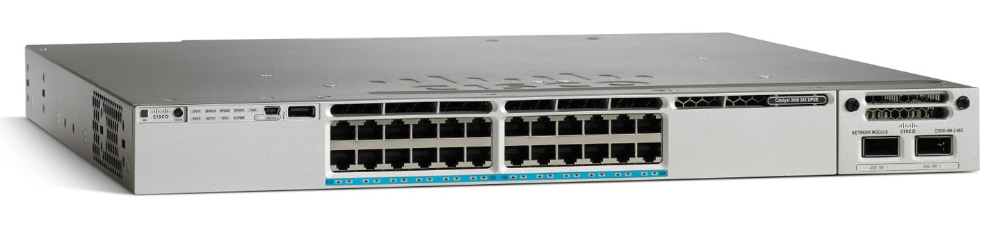 WS-C3850-24U-L-RF - Cisco CISCO CATALYST 3850 24 PORT UPOE LAN BAS