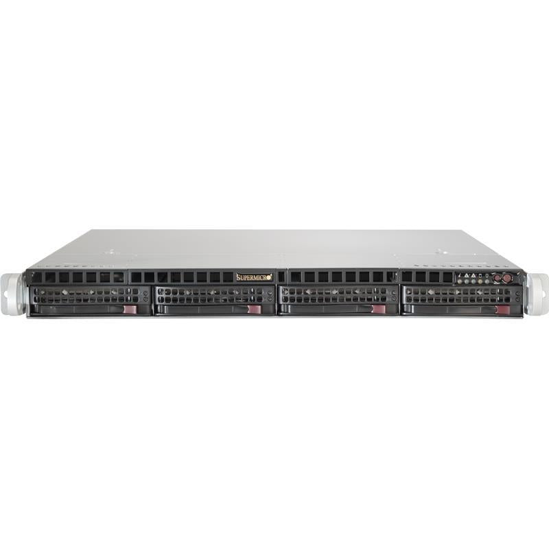 813MFTQC-350CB2 - Supermicro 1U rackmount server chassis