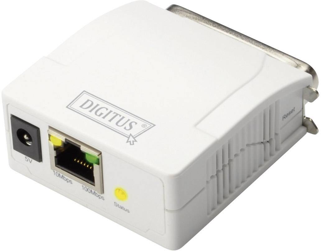 DN-13001-1 - Digitus 10/100Mbps Fast Ethernet Parallel Printer Network Print Server