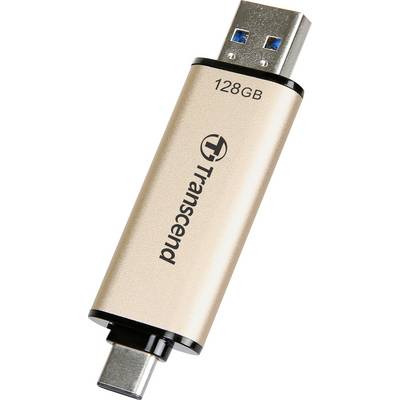TS128GJF930C - Transcend 128GB Dual USB-A and USB-C 3.2 Gen 1 Flash Drive