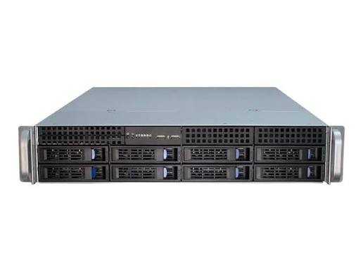 88887117 - Inter-Tech 2U 8-Bay Hot-Swap Rackmount Server Chassis