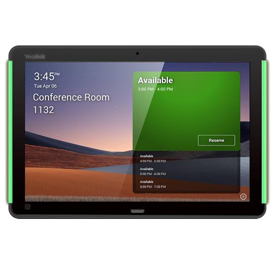 1303124 - Yealink 10.1-inch multifunctional meeting room scheduling touch panel