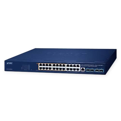 GS-4210-16UP8T4X - Planet 24-Port 16x PoE++ Managed Switch