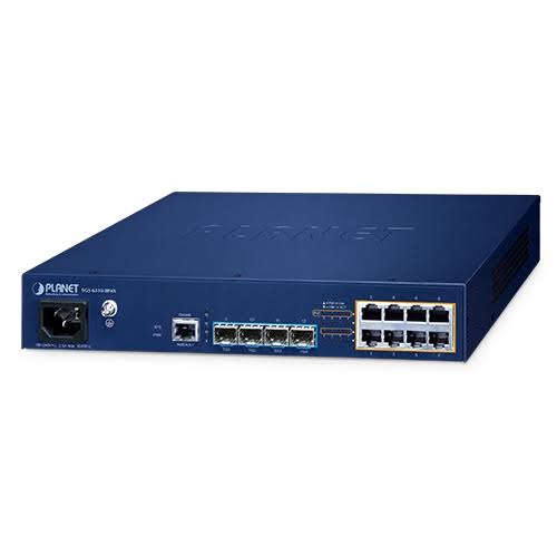SGS-6310-8P4X - Planet 8-Port Gigabit PoE+ 4-Port 10G SFP+ Layer 3 Managed Switch