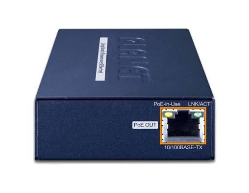 LRP-101C-KIT - Planet 1-Port Long-Reach PoE over Coax Extender Kit up to 1000m