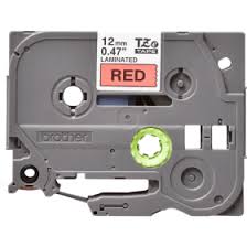 TZE431CS - Brother 12MM BLACK TEXT ON RED