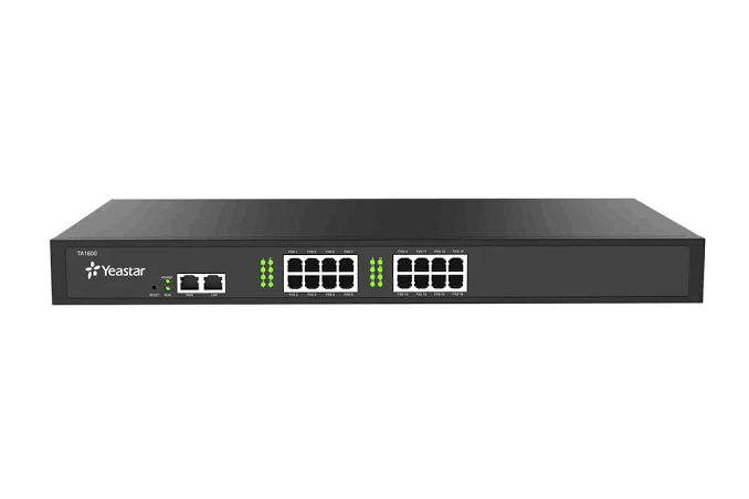 TA1600_FXS - Yeastar TA1600 16-Port FXS VoIP Analog Telephone Adapter