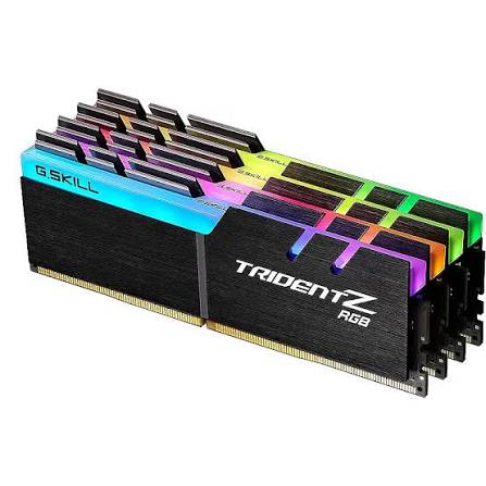 F4-3200C16Q-32GTZRX - G.Skill Trident Z RGB 32GB 4x8GB DDR4-3200 CL16 Desktop Memory